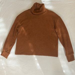 Camel Color Turtleneck Sweater (light weight)